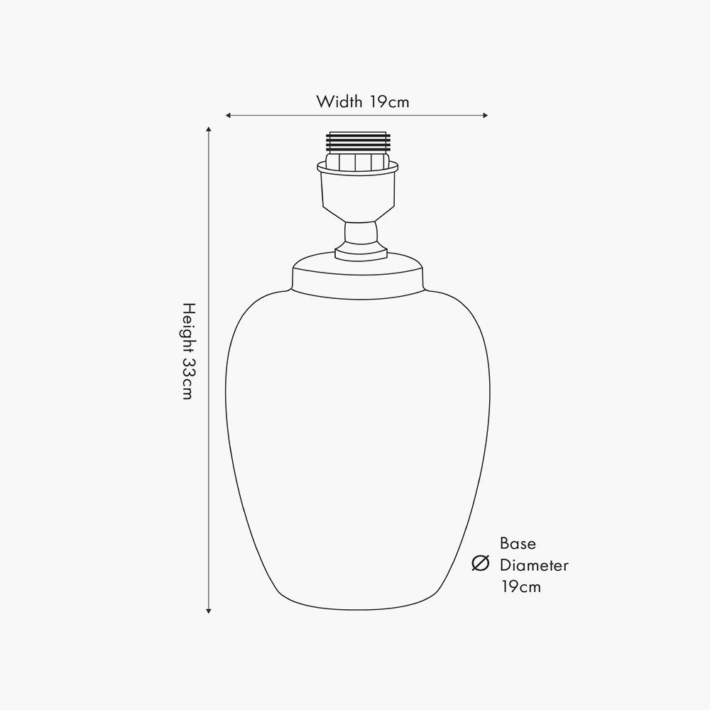 Priscilla Lilac Stripped Ceramic Table Lamp - Base Only